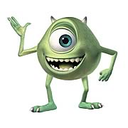 Monsters Inc. Mike Wazowski Giant Peel and Stick Wall Decal